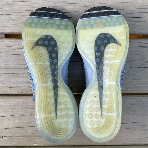 Nike Zoom All Out Flyknit Ocean Fog shoes size 9.5 - Picture 16 of 16